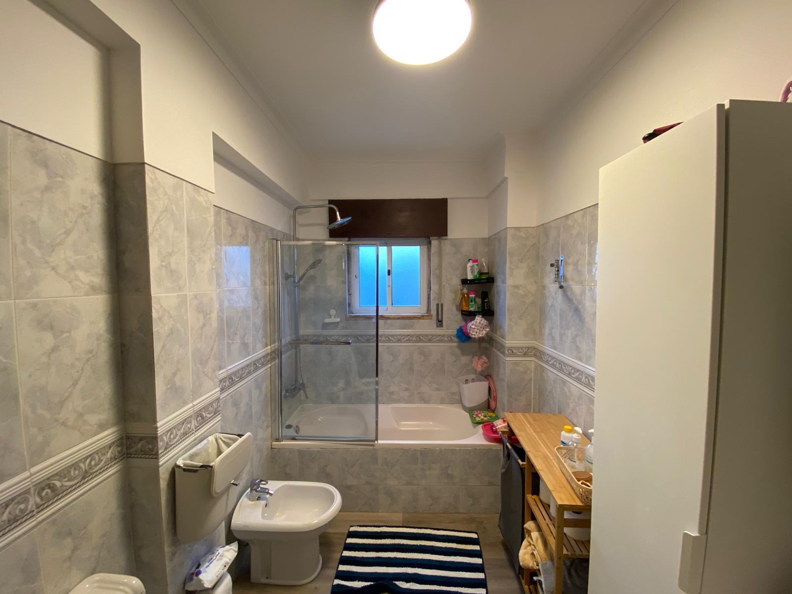 Antes da troca da base de duche